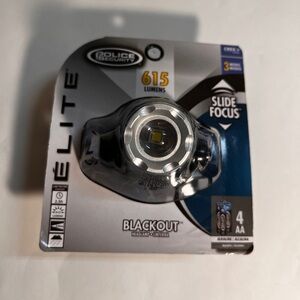 Police Security 99434 Elite Headlamp Head Mounted Flashlight - 615 Lumen, 4 AA
